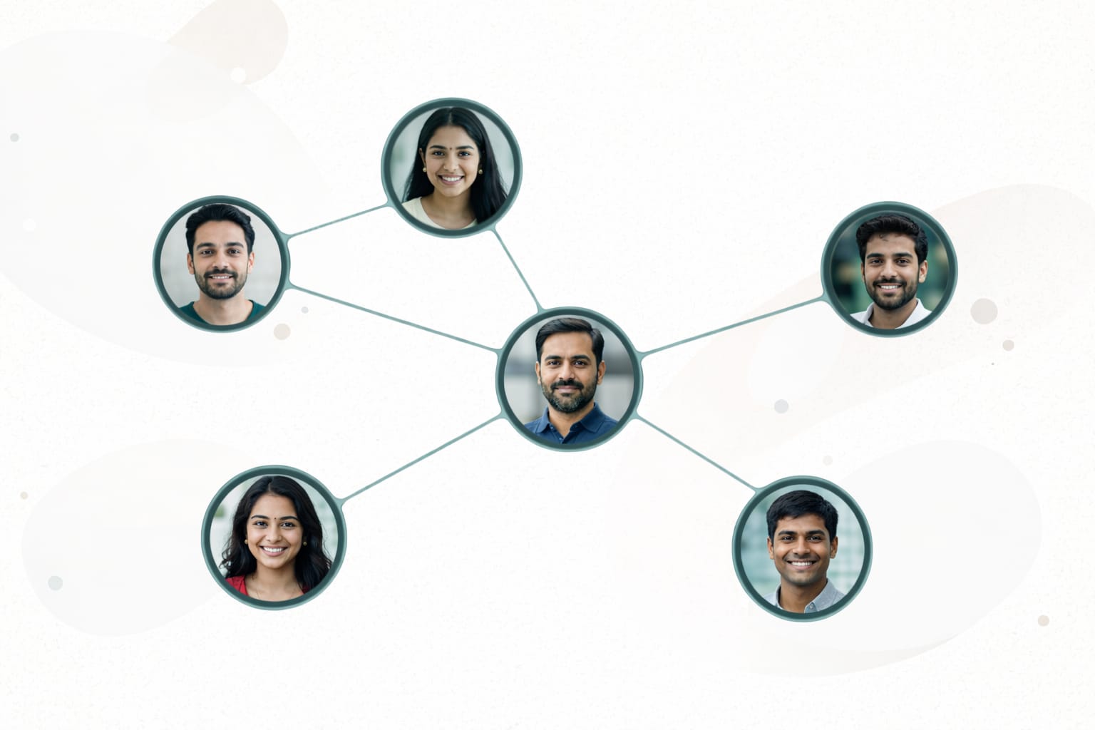 Agents connecting and building their network